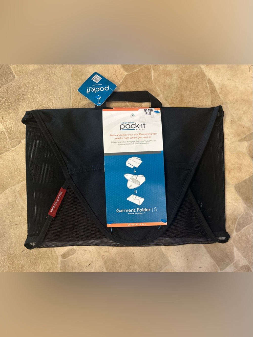 NWT Eagle Creek Medium Pack-It Garment Folder Packing Organizer  Color: Black